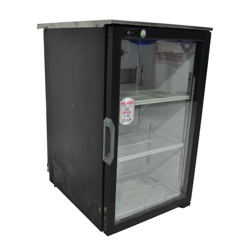 Used DC6LP-HC 20 3/8" Countertop Swinging Glass Door Refrigerator