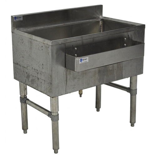 Used KTI IC1830CP 30" Stainless Steel Underbar Ice Bin Unit w/ Cold Plate