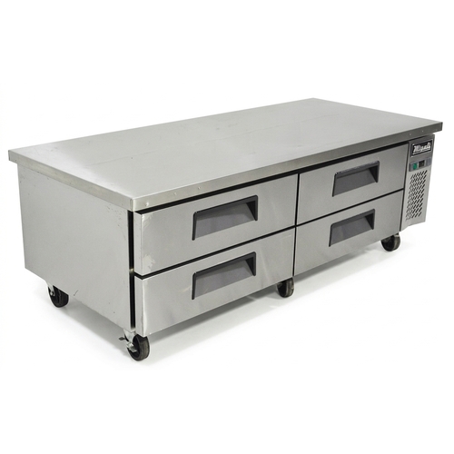 Used Migali C-CB72-HC 72" 4-Drawer Refrigerated Chef Base