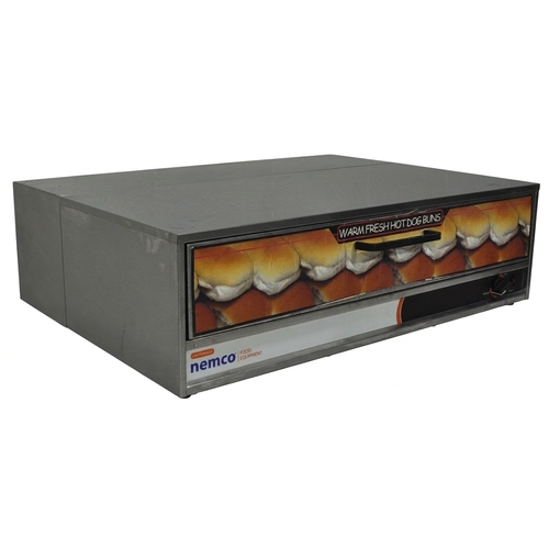 Used Nemco 8075W-BW Countertop Hot Dog Bun Warmer