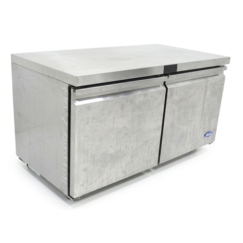 Used Atosa AUR60SD 60" Double Door Undercounter Refrigerator