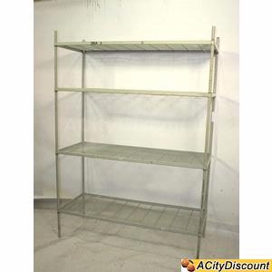 Used Hodges 60" x 24" Commercial Kitchen 4 Wire Shelf Storage Rack