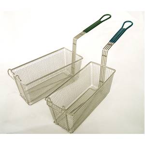 Fryer Basket 5-7/8" Wide W/ Plastic Wrapped Handle