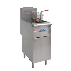 Comstock Castle F3/EFS14-G Stainless 35lb Gas Deep Fryer Floor Model