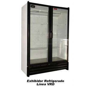 Tor-Rey Refrigeration VRD-28 25 Cu.Ft Display Commercial Cooler 2 Self Closing Glass Door