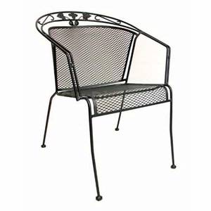 AAA Furniture MMC-1 Outdoor Restaurant Patio Chair w/ Mesh Metal Seat & Back