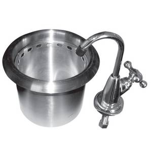 GSW USA HS-DSROG 5.5" Diameter Stainless Steel Drop In Dipper Well Sink