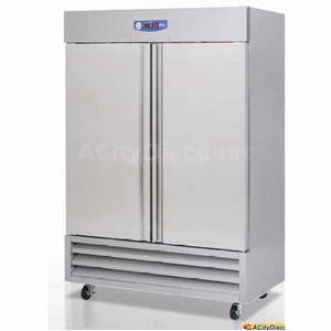 Migali G3-2R Commercial 49 Cu.Ft Stainless Refrigerator Reach-In Cooler 