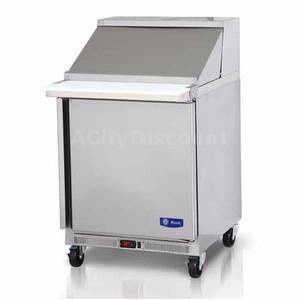 Migali G3-SP27-12BT Commercial 27" Big Top Sandwich Prep Unit Cooler 12 Pans