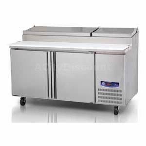 Migali G3-PP67 Commercial 67" Stainless 19 Cu.Ft Pizza Prep Cooler Table