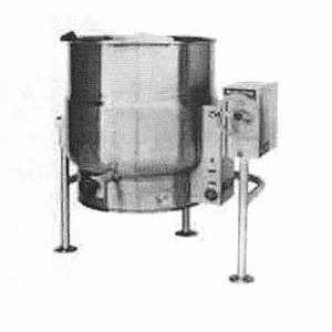 Market Forge FT-40LE Stainless Electric 40 Gallon Steam Jacketed Tilting Kettle