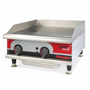 APW Wyott GGM-24H Champion 24" Countertop Natural Gas Griddle Manual