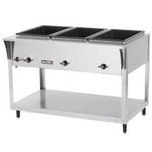 Vollrath 38213 ServeWell SL 3 Well S/s Hot Food Steam Table Electric 2100W