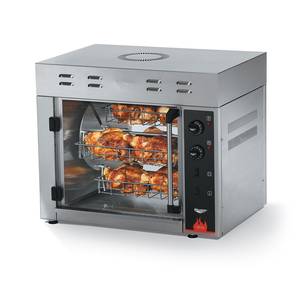 Vollrath 40841 Cayenne 15 Chicken Rotisserie Oven Electric Stainless 5000W