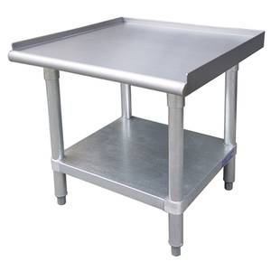 GSW USA ES-S3072 30"x72" Stainless Equipment Stand w/ Galvanized Base & Legs