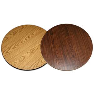 Atlanta Booth & Chair RTTP60R Reversible 60" Round Wood Grain Restaurant Dining Table Top