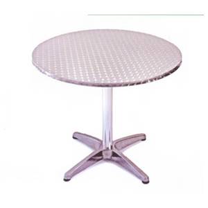 Atlanta Booth & Chair OAT32 32" Round Outdoor Stainless Restaurant Patio Dining Table