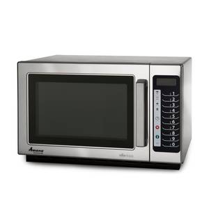 Amana RCS10TS 1000w Commercial Stainless Microwave Oven, Medium Volume