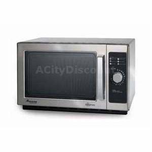 Amana RCS10DSE 1000w Commercial Stainless Steel Microwave Oven 1.2 Cu.ft