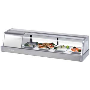 Turbo Air SAK-50-N 50in Refrigerated Sushi Display Case Stainless Steel