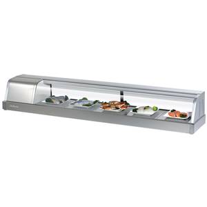 Turbo Air SAK-70-N 70in Refrigerated Glass Sushi Case Stainless