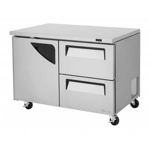 Turbo Air TUF-48SD-D2-N 48in Commercial Undercounter 12cf Freezer with 2 Drawers