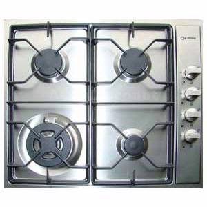 Verona VECTG424SS 24" S/s Gas 4 Burner Residential Cook Top w/ Side Controls