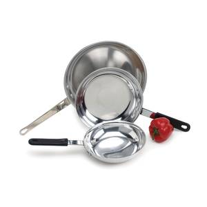 Crestware FRY07H Polished Aluminum 7.5in Fry Pan w/ Mold Handle
