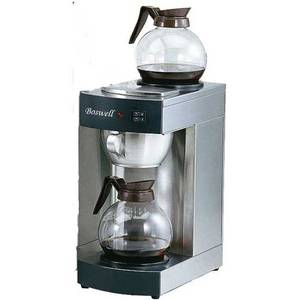 Boswell RC/RX Pourover Coffee Maker Brewer Stainless 2 Warmers 100 Cup/Hr