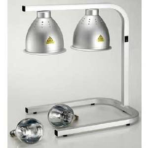 Boswell HL-2/HL-2B 2 Bulb Heat Lamp Light Commercial Countertop Aluminum Frame