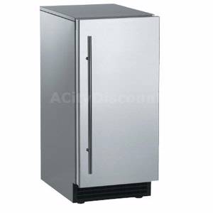 Scotsman Residential SCCG50MA-1WU+KDFW White Residential Ice Machine 50lb Gravity Drain White Door