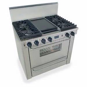 FiveStar T*N337-7BW 36" Dual Fuel 4 Sealed Burner Range Convection Oven
