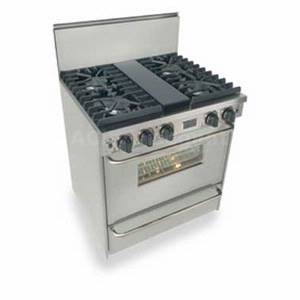 FiveStar T*N281-7BW 30" Residential Stainless 4 Burner Gas Range Convection Oven