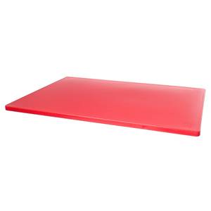 Update International CBRE-1520 15in x 20in x 1/2in Red Cutting Board
