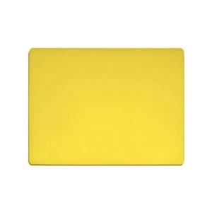 Update International CBYE-1520 15in x 20in x 1/2in Yellow Cutting Board