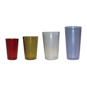 Update International TBP-20C 1pk 20oz Stackable Tumbler Clear 6 pieces