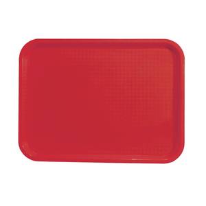 Update International FFT-1418RD 14in x 18in Fast Food Tray Red