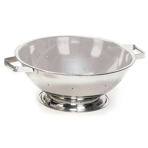 Crestware COL05 5 Quart Stainless Footed Colander
