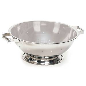 Crestware COL08 8 Quart Stainless Footed Colander