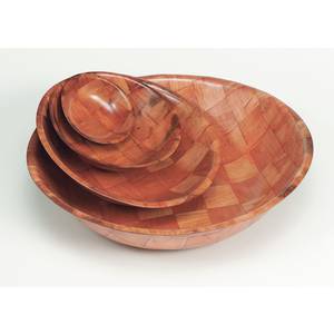 Crestware CW10 10in Crest Wood Woven Bowl