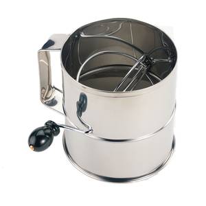 Crestware SFS08 8 Cup Stainless Steel Flour Sifter
