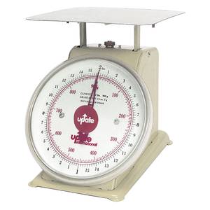 Update International UP-72 2 lb Food Scale w/ 7in Fixed Dial