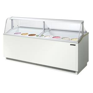 Turbo Air TIDC-91W-N (16) 3 Gallon Ice Cream Dipping Cabinet White