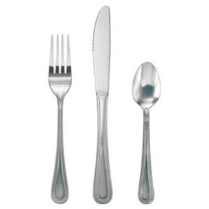 Update International PL-85 1dz Pearl Stainless Steel Dinner Forks Flatware