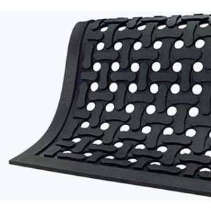 Andersen Company 420-3-9 Comfort Flow Floor Mat 3 x 9 Slip Resistant Commercial Black