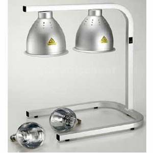 Boswell HL-2/HL-2B 2 Bulb Heat Lamp Countertop Aluminum Frame - Showroom Stk