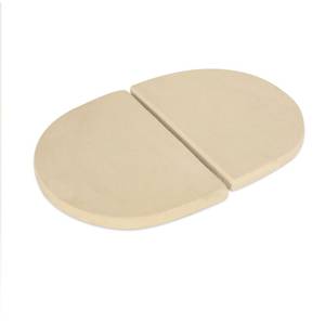Primo Grills & Smokers PG00325 Ceramic Heat Deflector Plate For the Oval Jr