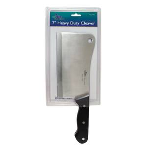 Update International KCL-7HD Cleaver Stainless Steel 7-1/8in Blade with Pom Handle