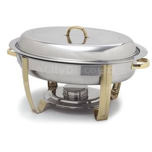 Carlisle 609510 6 Quart Oval Chafing Dish Stainless