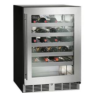 Perlick Residential PR-HC24WB-3* 24" Wine Cooler with Stainless Steel Glass Door